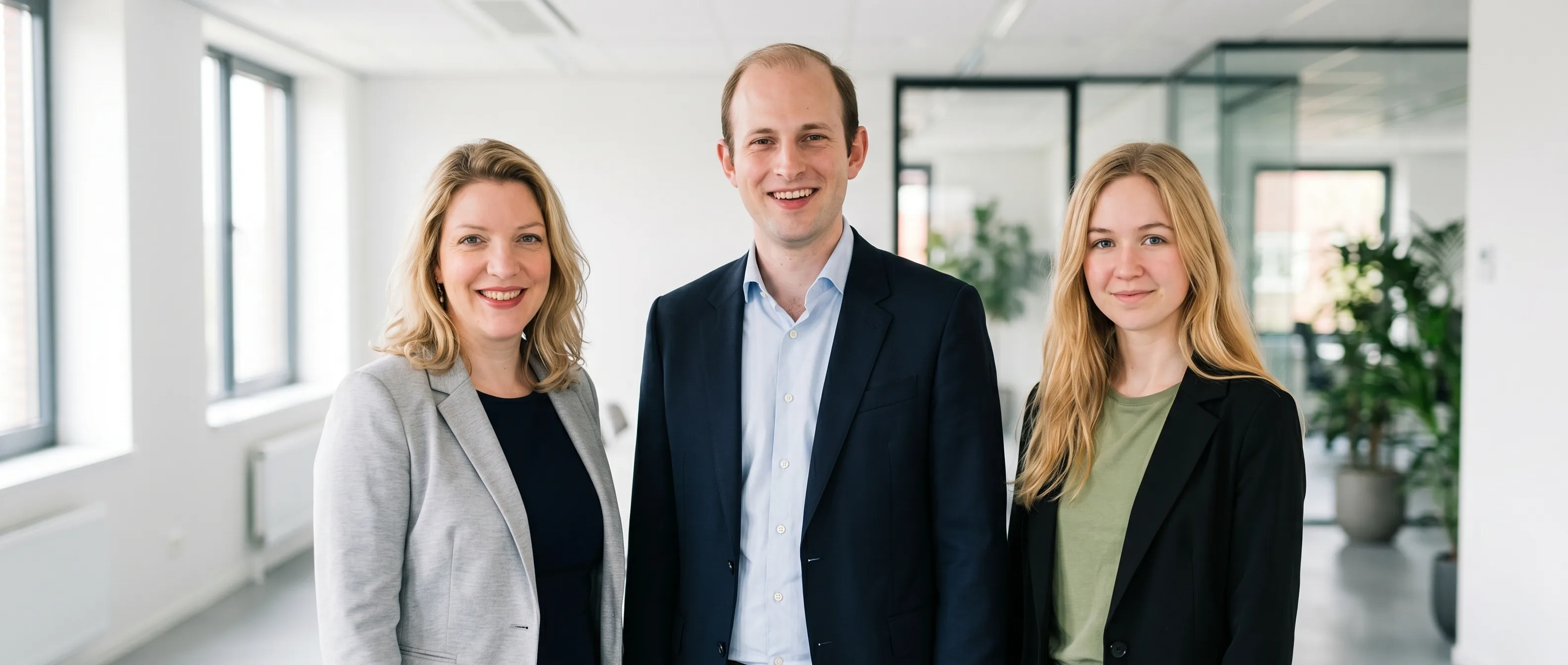 Het team van HRHaven: Joyce Vastenhouw, Fabian Scheepmaker en Dana Goossen